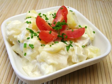 salada de batata com maionese