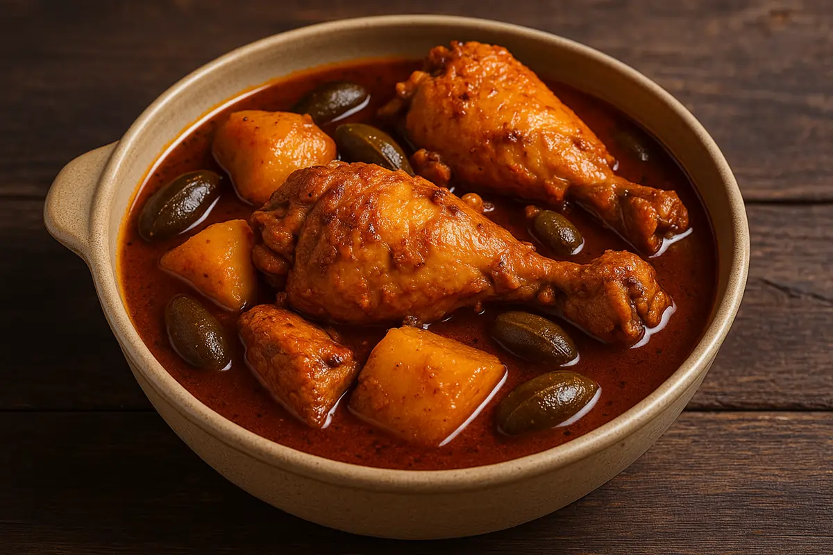 Moamba de Galinha (Angola) 2