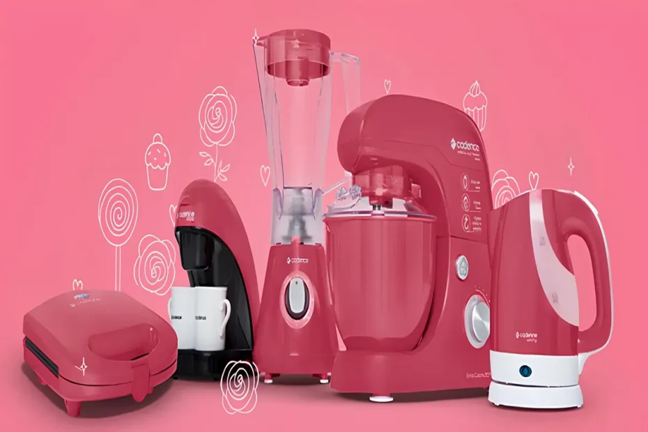 Eletrodomésticos rosa tendência “barbiecore”